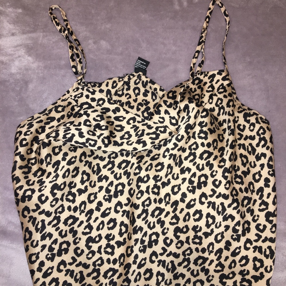 Cheetah crop top